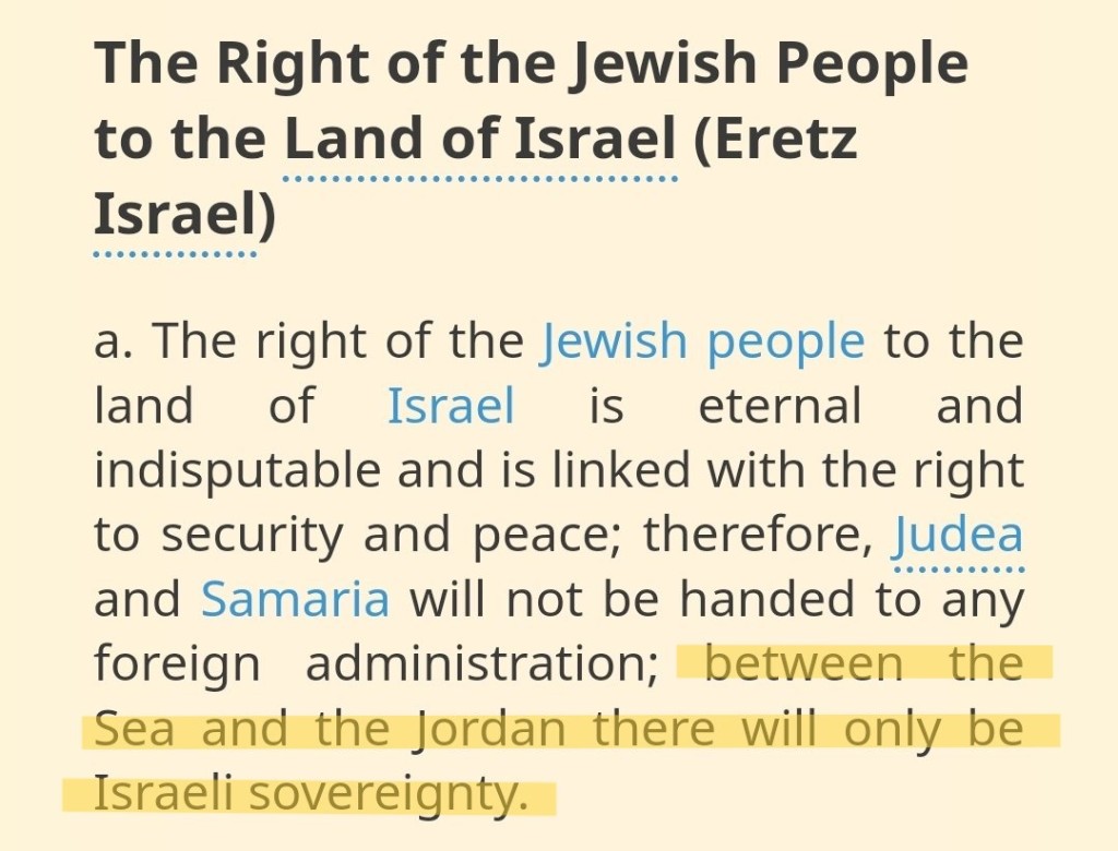 Charte originel du Likud (1977)